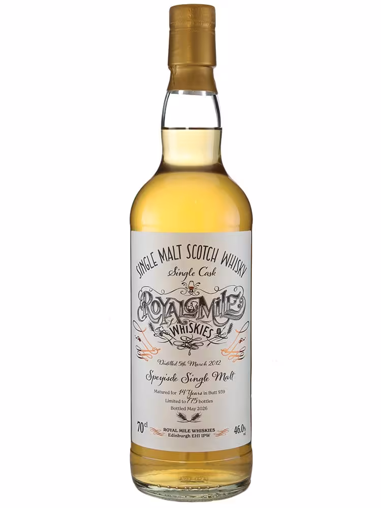 Speyside 2012 14 Year Old RMW Sherry Butt #939 46% 70cl