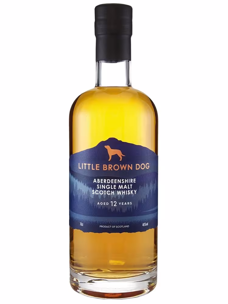 Aberdeenshire Single Malt 12 Year Old Little Brown Dog 46% 70cl