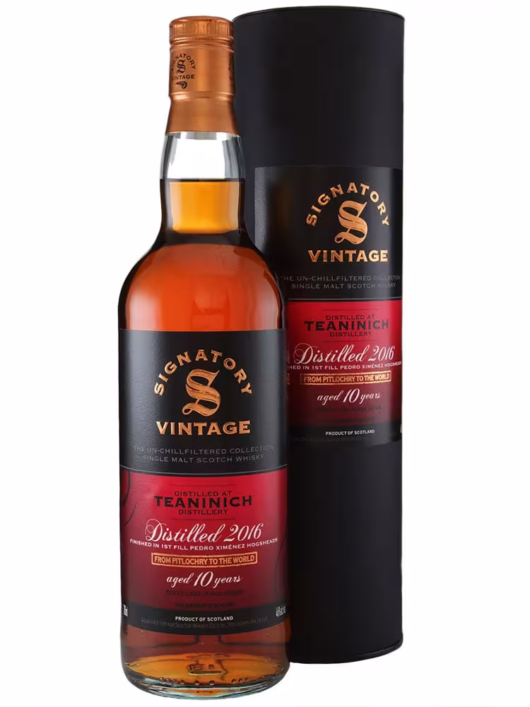 Teaninich 2016 10 Year Old UCF FF PX Finish 46% 70cl