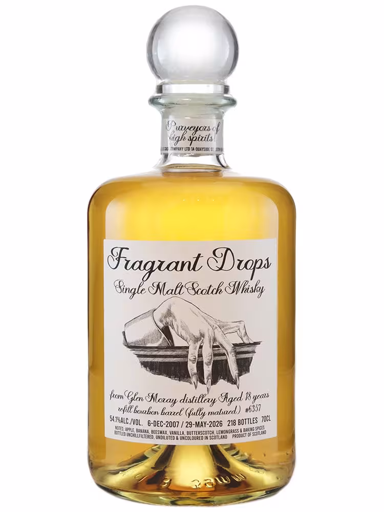 Glen Moray 18 Year Old Fragrant Drops Barrel #6357 54.1% 70cl