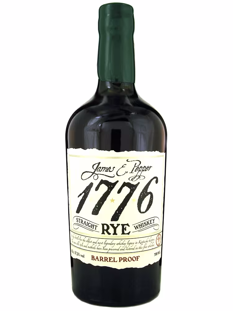 James E Pepper 1776 Straight Rye Whiskey Barrel Proof 57.3% 70cl