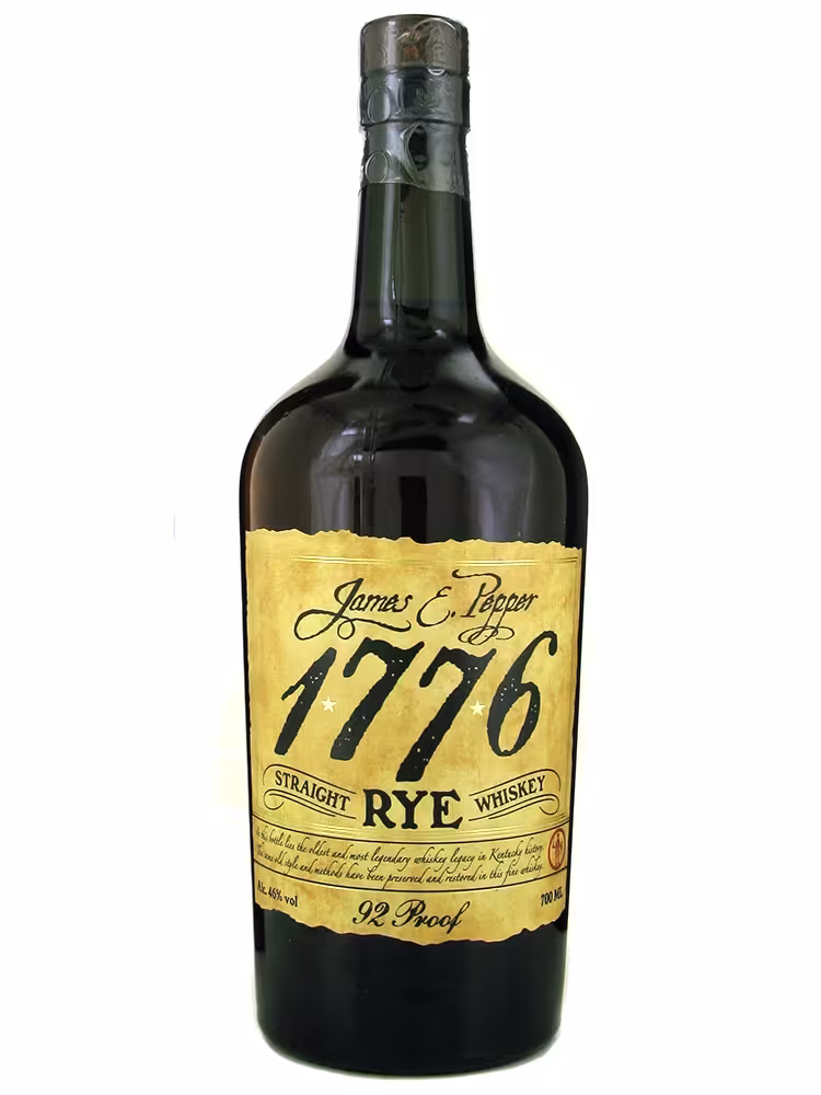 James E Pepper 1776 Straight Rye Whiskey 92 Proof 46% 70cl
