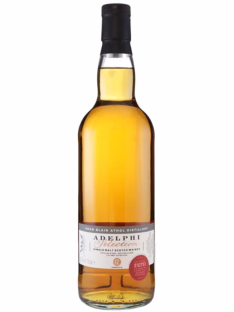 Blair Athol 2013 12 Year Old Adelphi Selection First-Fill Bourbon Barrel #310751 58.3% 70cl