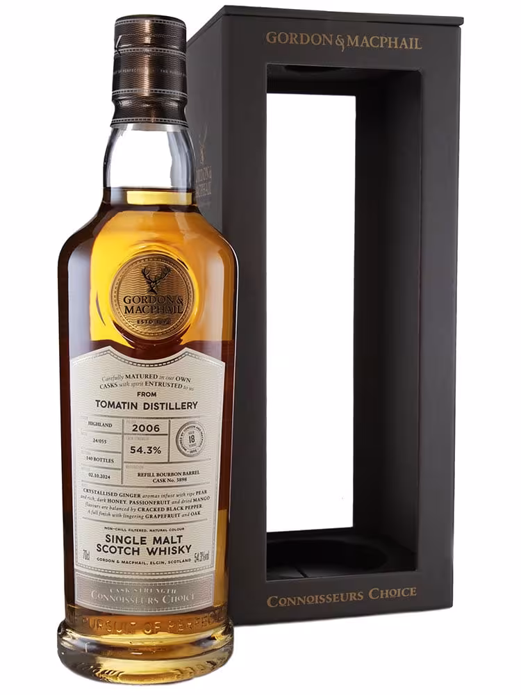 Tomatin 2006 18 Year Old Connoiseurs Choice #3898 54.3% 70cl