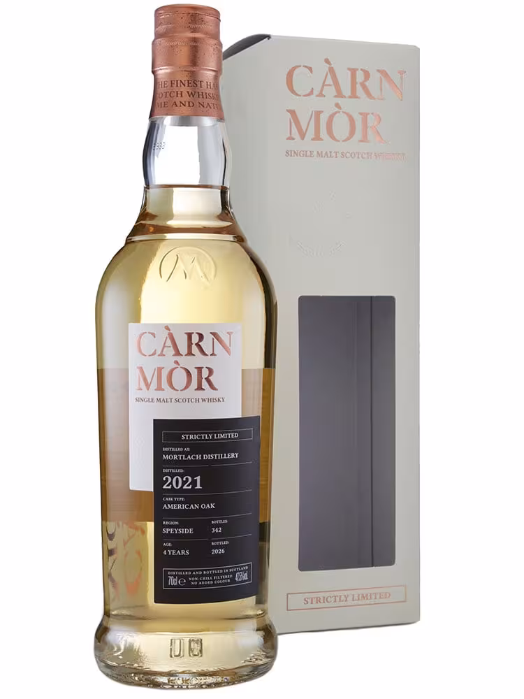 Mortlach 2021 4 Year Old Carn Mor American Oak 47.5% 70cl