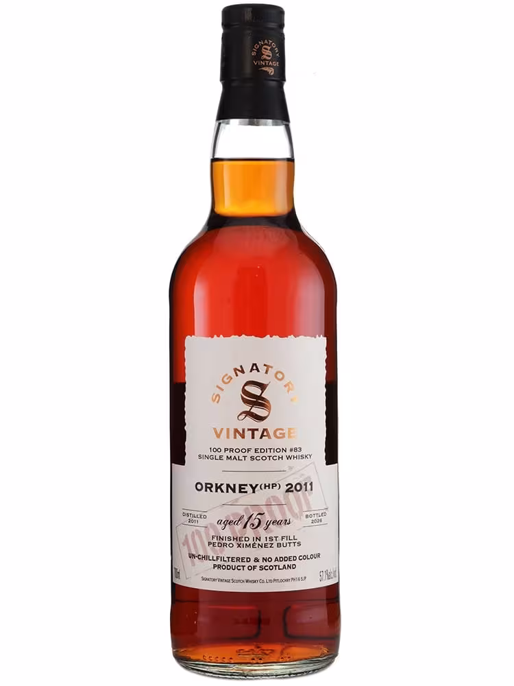 Orkney 2011 15 Year Old Signatory 100 Proof 57.1% 70cl