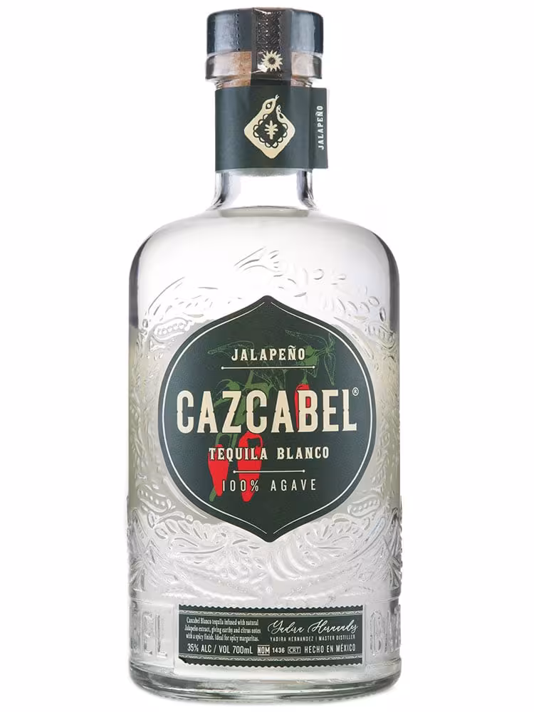 Cazcabel Blanco Jalapeno Tequila 35% 70cl