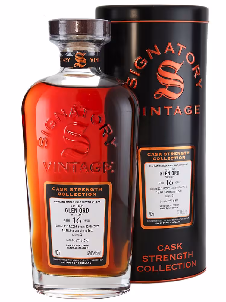 Glen Ord 16 Year Old Signatory Cask Strength #3 FF Oloroso Butt 57% 70cl