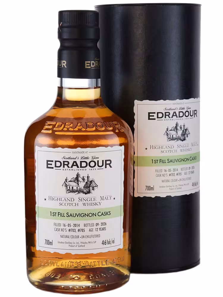 Edradour 2014 12 Year Old Michael Eppan FF Sauvignon Butts 46% 70cl