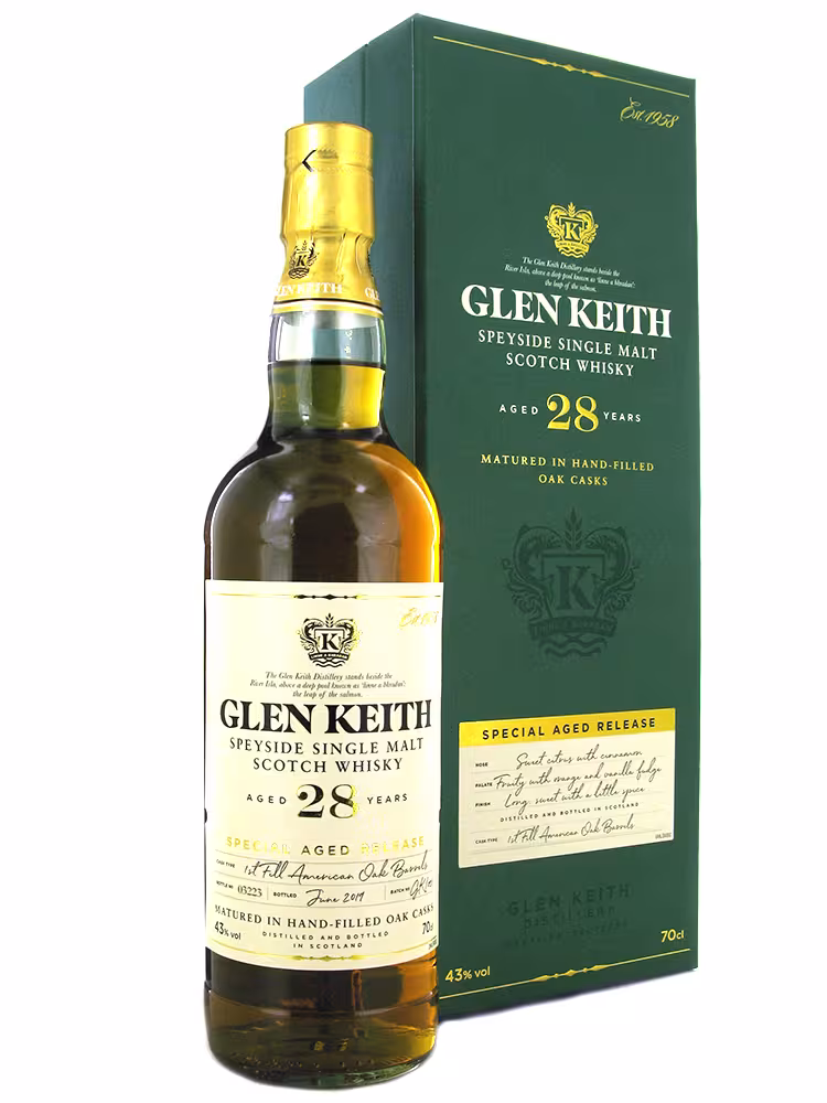 Glen Keith 28 Year Old 43% 70cl