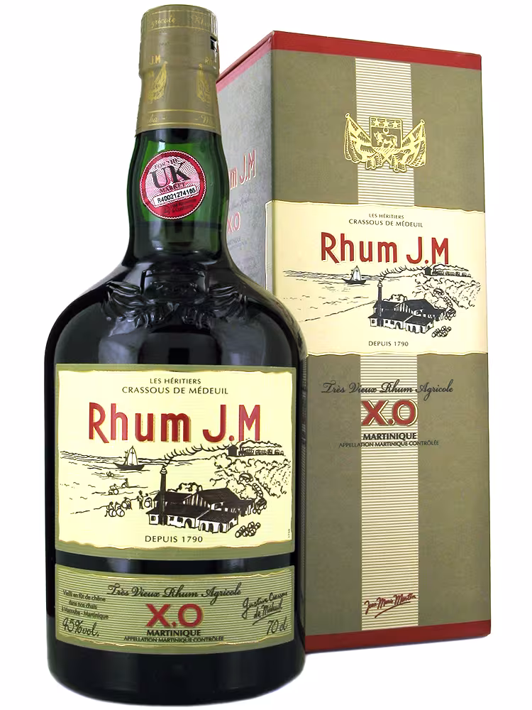 Rhum JM XO Tres Vieux Rhum Agricole 45% 70cl