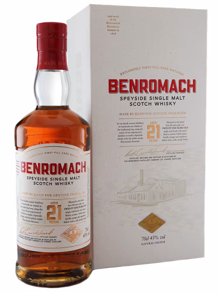 Benromach 21 Year Old 43% 70cl