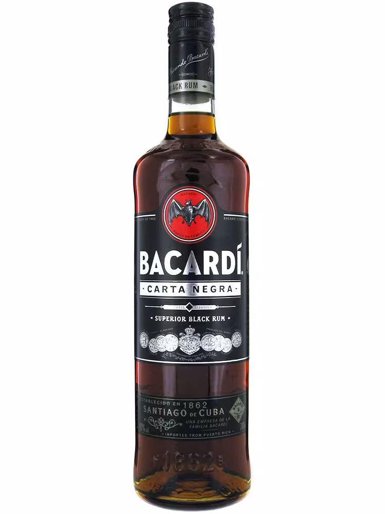 Bacardi Carta Negra Black Rum 40% 70cl