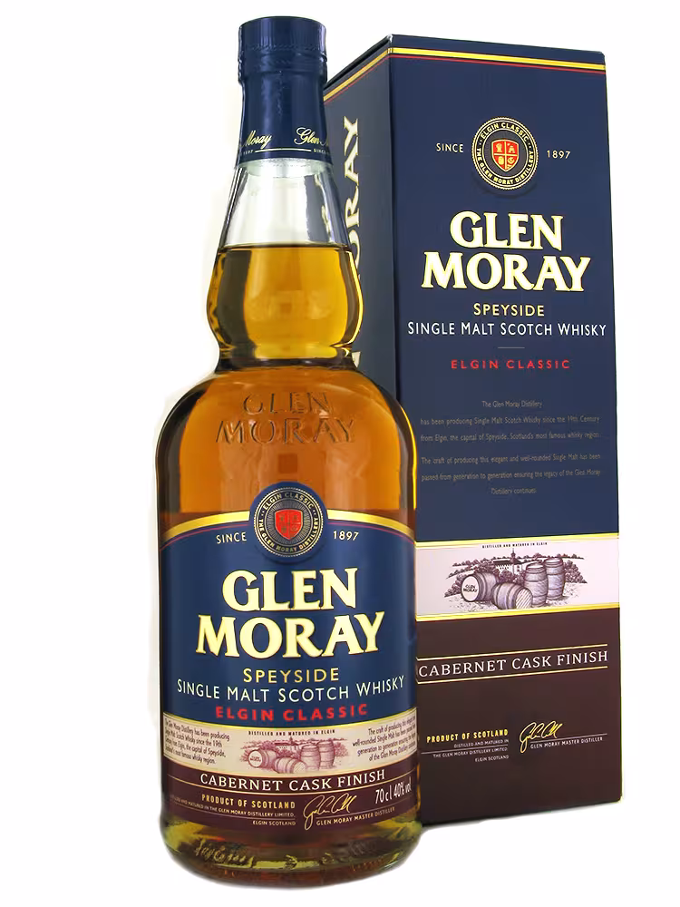 Glen Moray Cabernet Sauvignon Cask Finish 40% 70cl