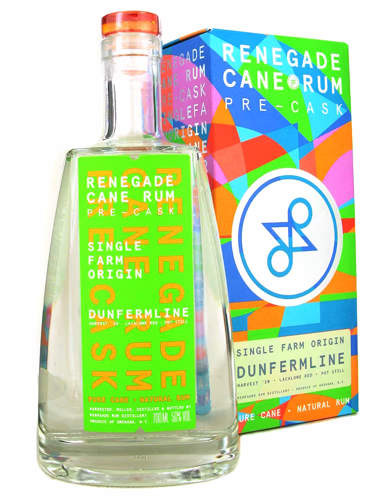 Renegade Cane Rum Pre Cask Dunfermline Pot Still 50% 70cl