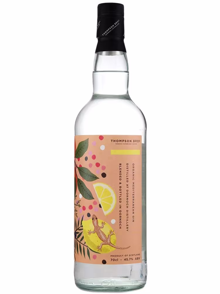 Thompson Bros Organic Mediterranean Gin 45.7% 70cl