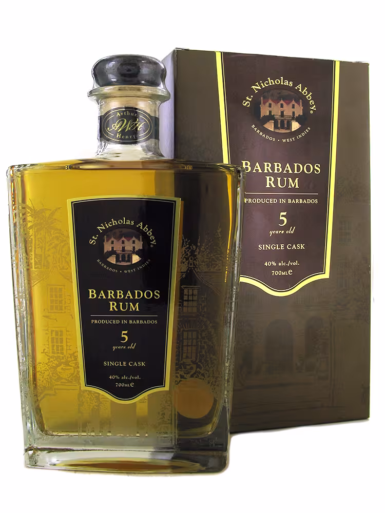 St Nicholas Abbey 5 Year Old Barbados Single Cask Rum 40% 70cl