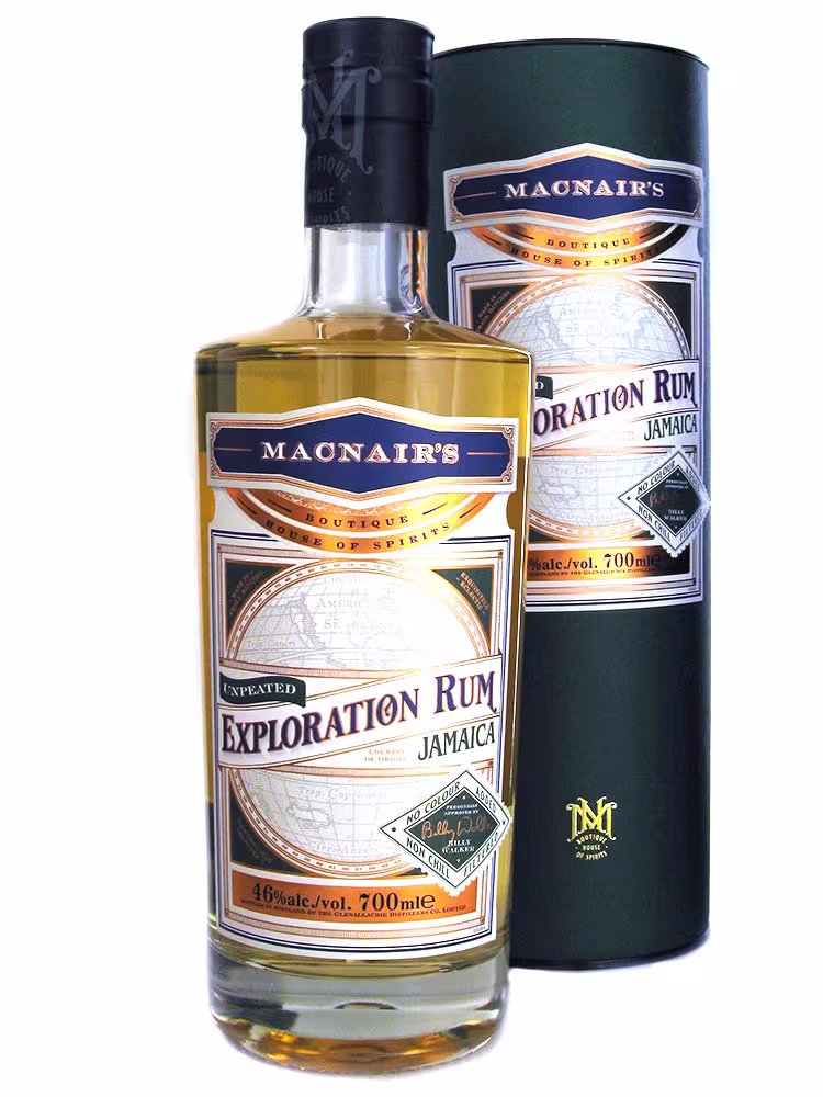 MacNair's Jamaica Rum Unpeated Casks 46% 70cl