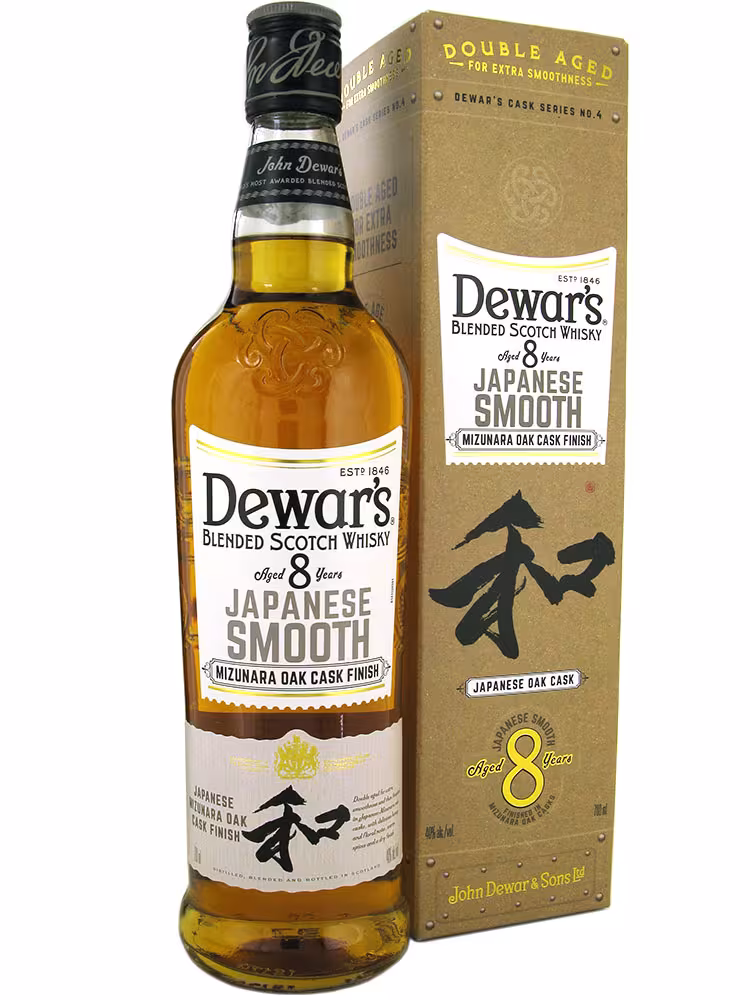Dewars 8 Year Old Japanese Smooth Mizunara Finish 40% 70cl