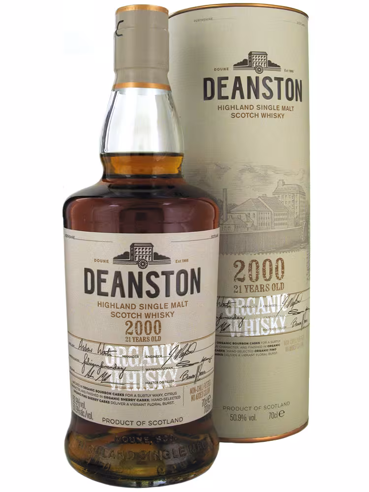 Deanston 2000 21 Year Old Organic 50.9% 70cl