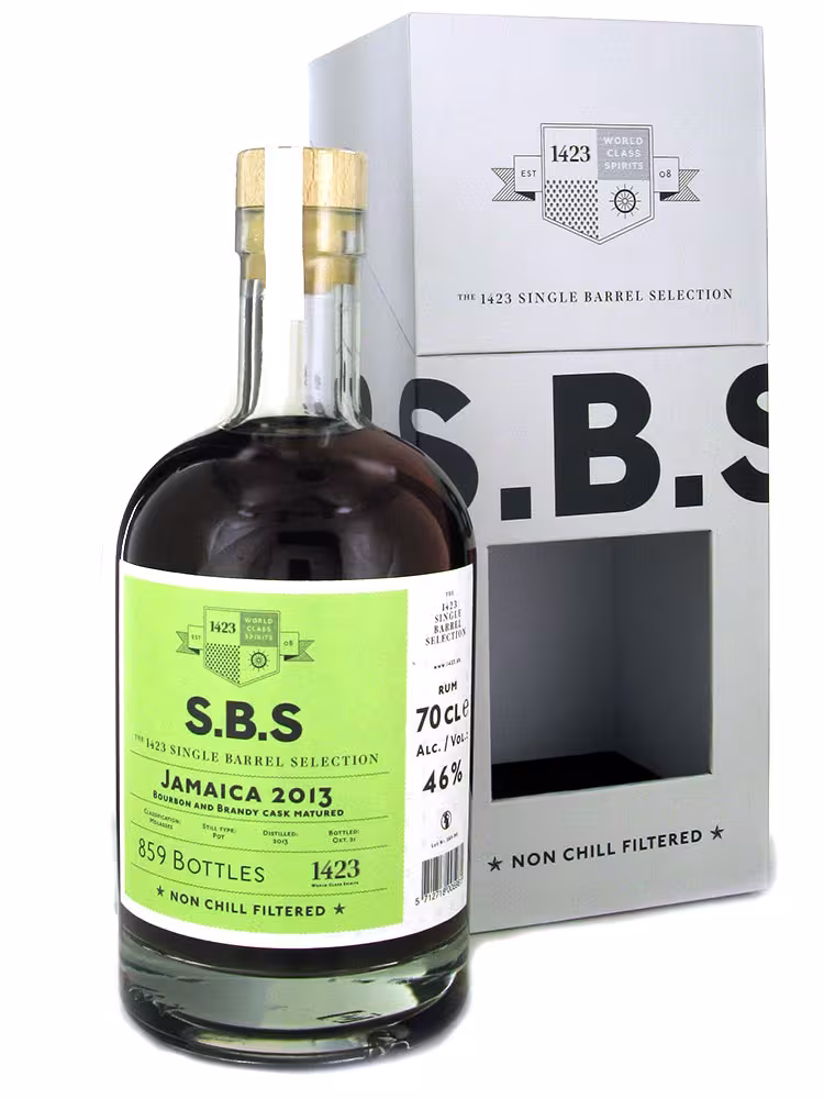 Single Barrel Selection Jamaica 2013 SBS Bourbon and Brandy Cask Matured 46% 70cl