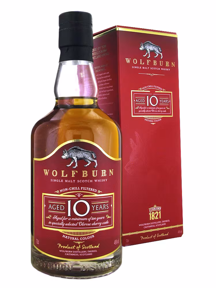 Wolfburn 10 Year Old 46% 70cl