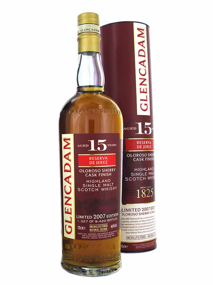 Glencadam 2007 15 Year Old Reserva De Jerez Oloroso Finish 46% 70cl