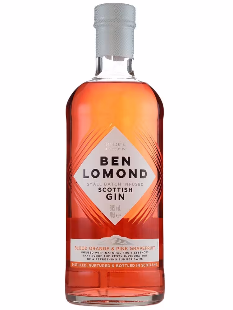 Ben Lomond Blood Orange and Pink Grapefruit Gin 38% 70cl
