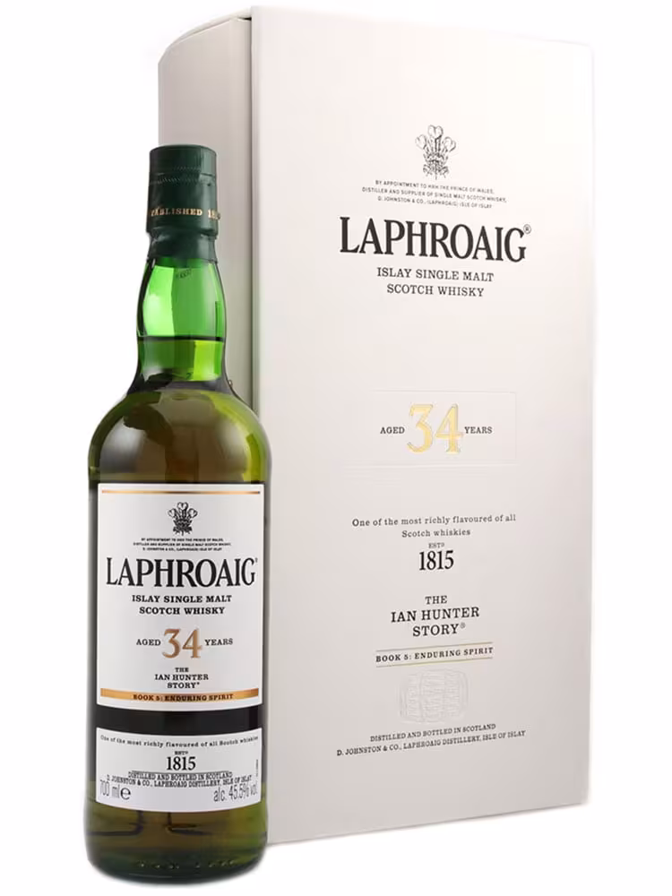 Laphroaig 1988 34 Year Old Ian Hunter Book 5 45.5% 70cl