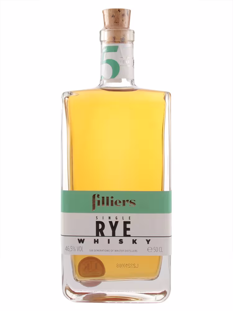 Filliers 5 Year Old Rye Whisky 46.5% 50cl