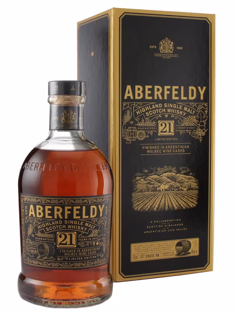 Aberfeldy 2001 21 Year Old Argentinian Malbec Finish 46% 70cl