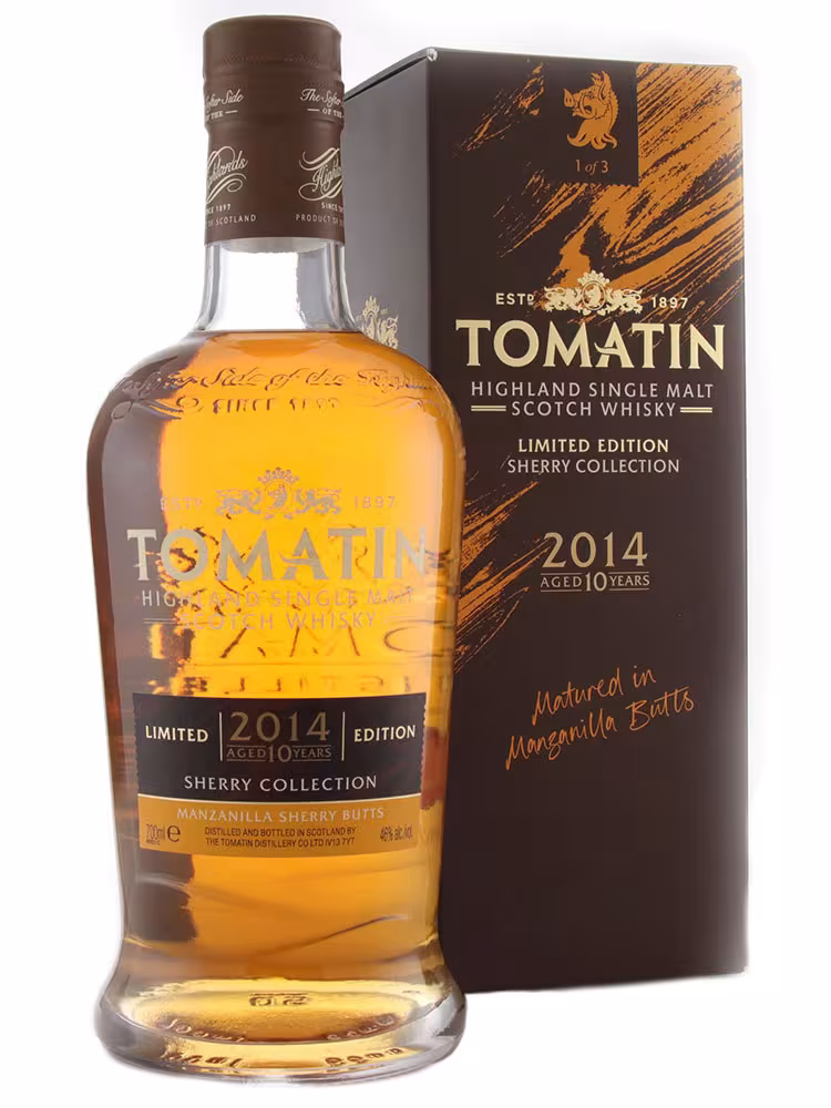 Tomatin 2014 10 Year Old Manzanilla Cask Sherry Collection 46% 70cl