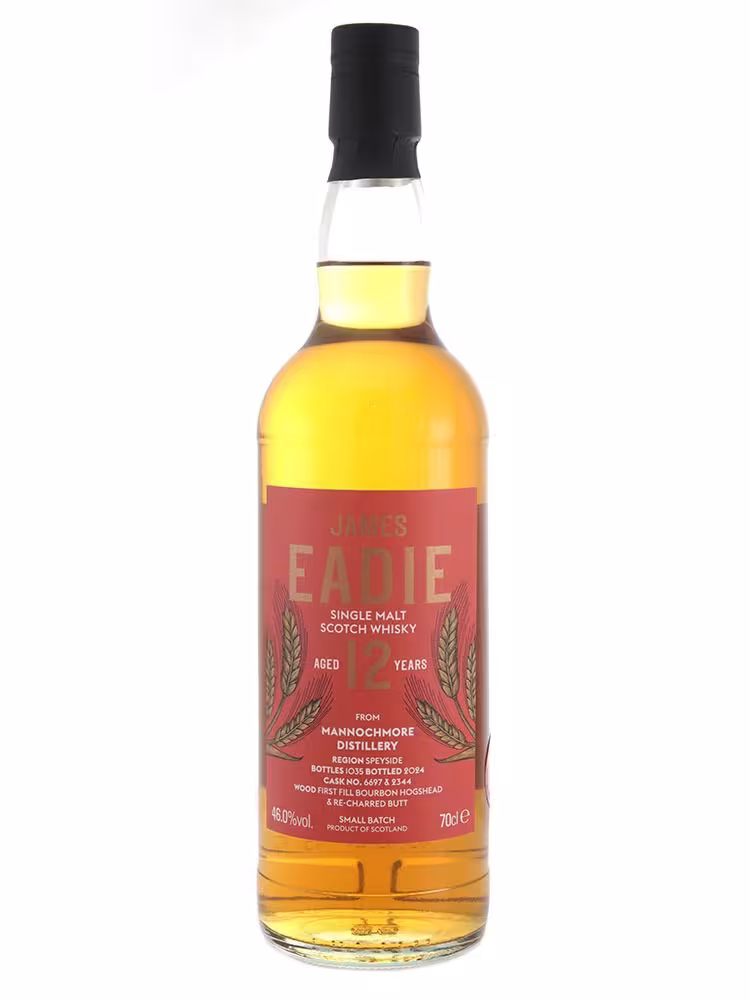 Mannochmore 12 Year Old FF Bourbon Hogshead & Re-Charred Butt James Eadie 46% 70cl