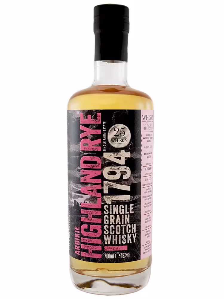 Arbikie 2017 7 Year Old Highland Rye Whisky Magazine 48% 70cl