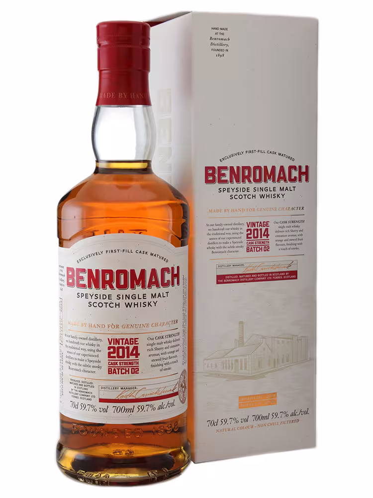 Benromach 2014 Cask Strength Vintage 59.7% 70cl