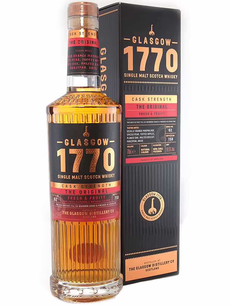Glasgow 1770 The Original Cask Strength Batch 2 59.5% 70cl
