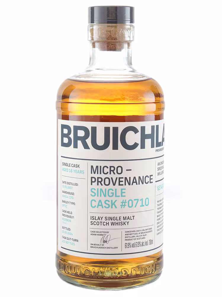 Bruichladdich 2007 16 Year Old Micro Provenance FF Bourbon #0710 61.9% 70cl