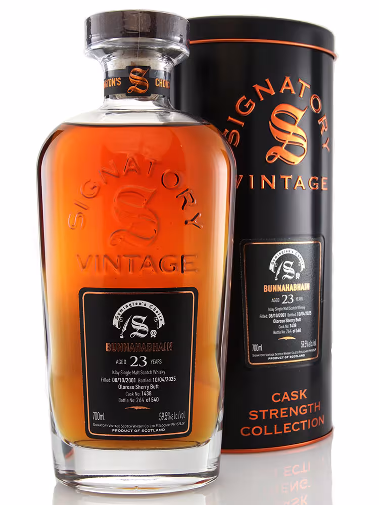 Bunnahabhain 2001 23 Year Old Symingtons Choice Oloroso Butt #1436 59.5% 70cl