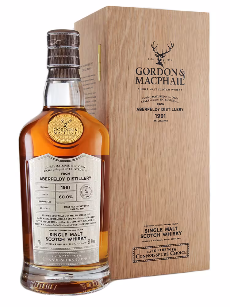 Aberfeldy 1991 31 Year Old Connoisseurs Choice FF Sherry Butt #4190 60% 70cl
