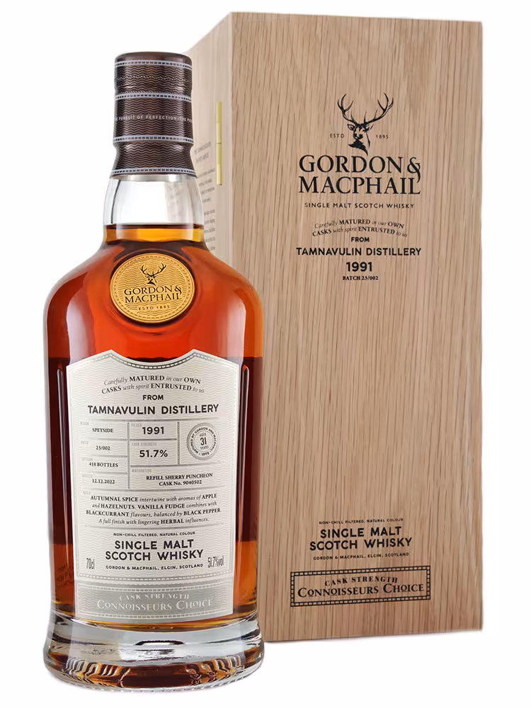 Tamnavulin 1991 #9040502 G&M Connoisseurs Choice 51.7% 70cl