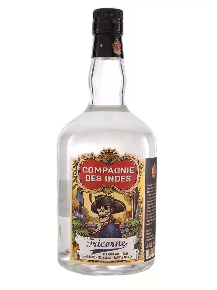 Tricorne White Rum Compagnie Des Indes 43% 70cl