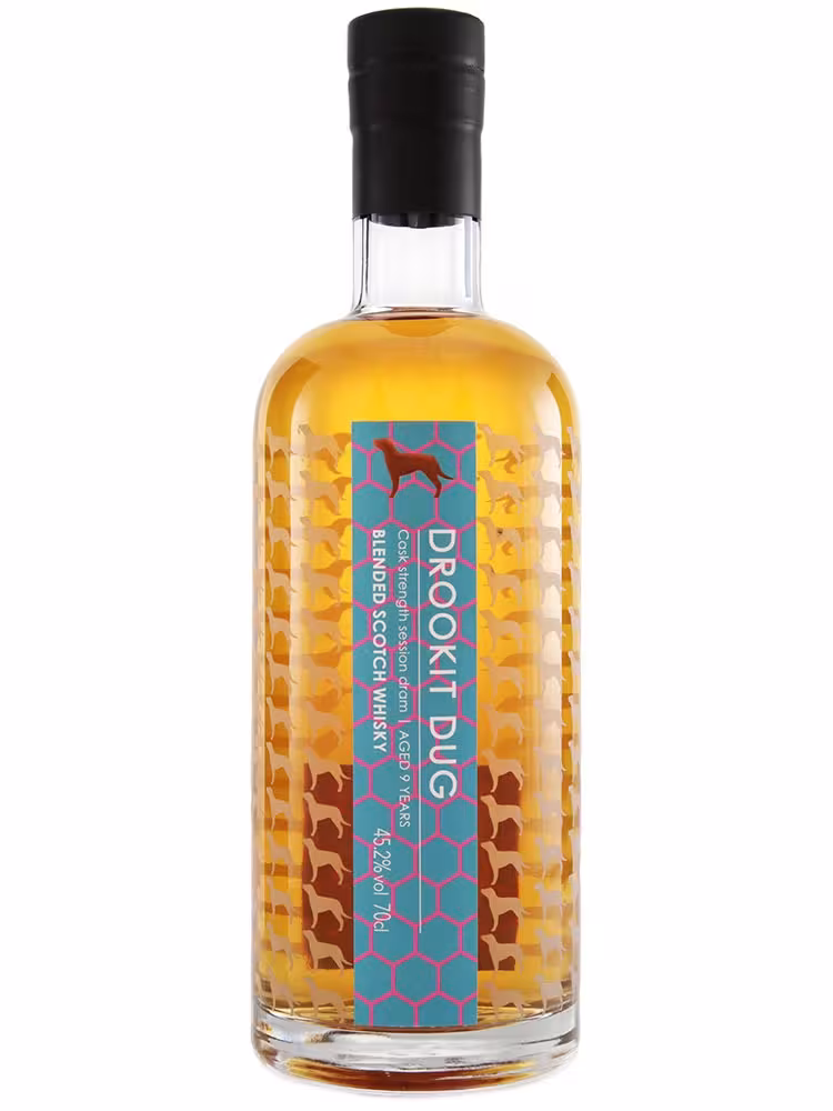 Drookit Dug 9 Year Old Blend Little Brown Dog 45.2% 70cl