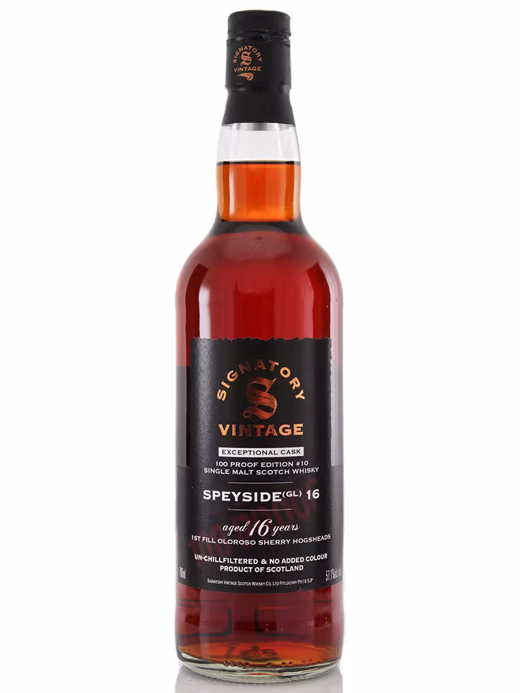 Speyside (GL) 16 Year Old Signatory 100 Proof #10 FF Oloroso HHDs 57.1% 70cl