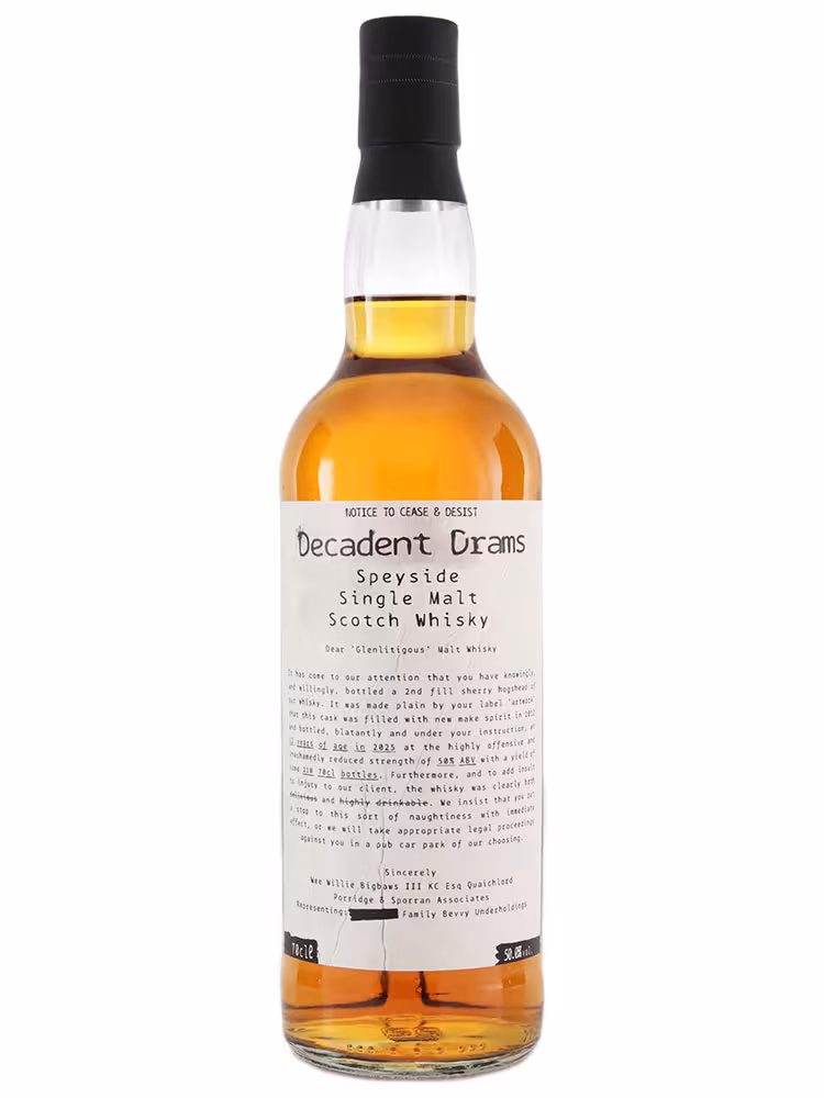Glenlitigious 2012 12 Year Old Decadent Drams 50% 70cl
