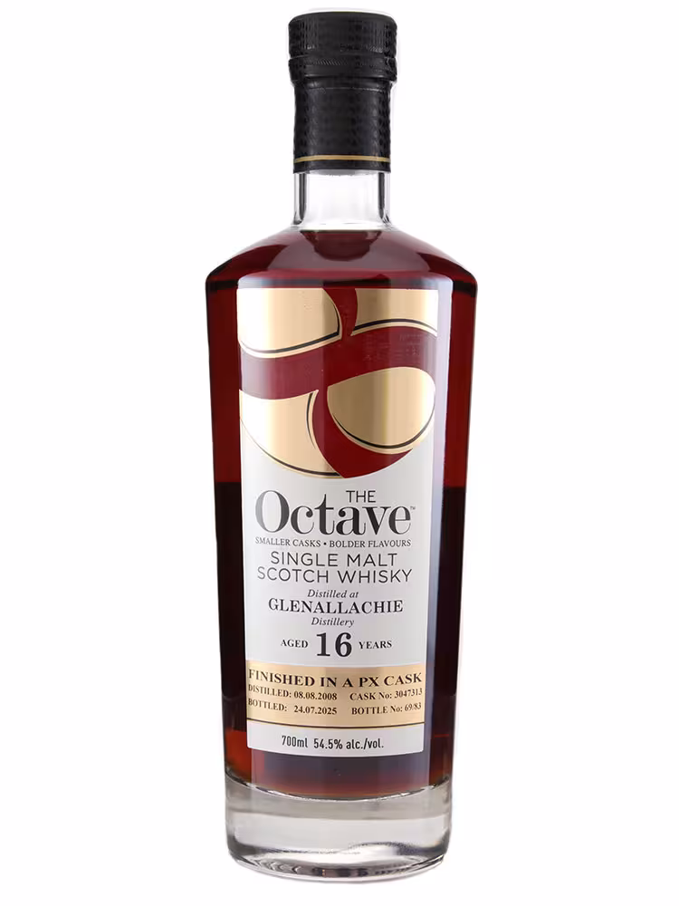 Glenallachie 2008 16 Year Old Duncan Taylor Octave PX Finish 54.5% 70cl