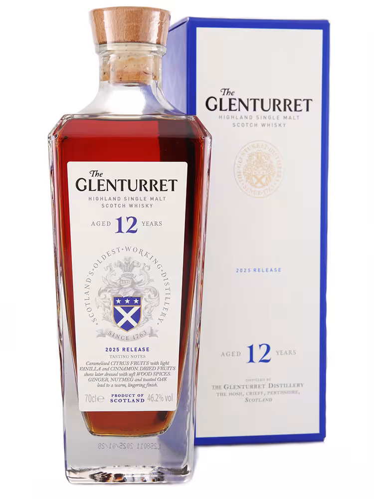 Glenturret 12 Year Old 2025 Release 46.4% 70cl