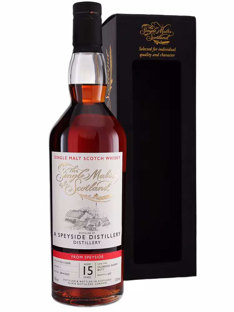 Secret Speyside 2009 15 Year Old Single Malts of Scotland 57.5% 70cl