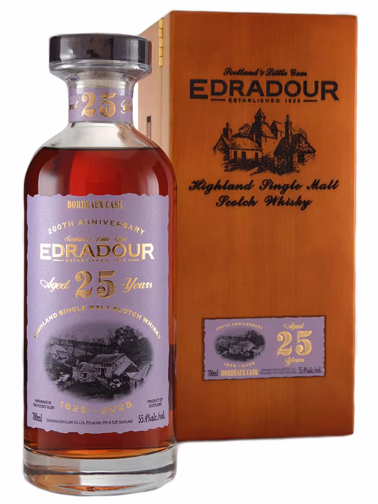 Edradour 1999 25 Year Old Bordeaux HH #811 54.8% 70cl
