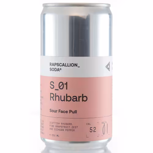 Rapscallion Rhubarb Soda CASE 12x25cl