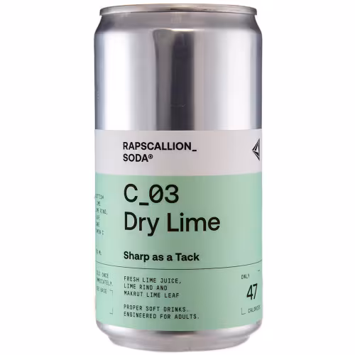 Rapscallion Dry Lime Soda  CASE 12x25cl